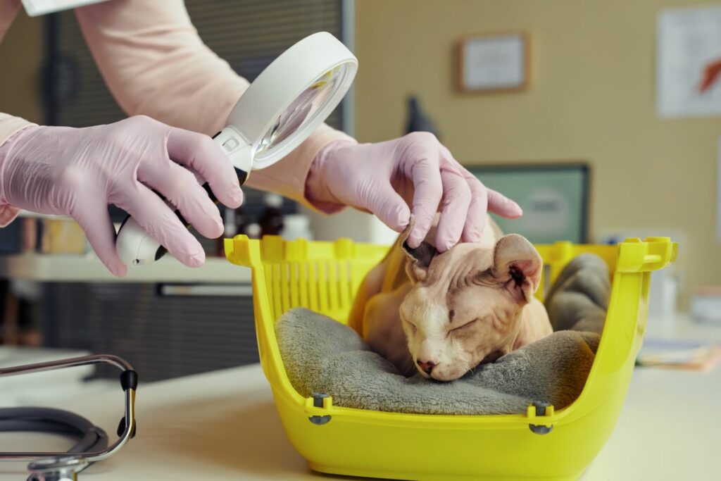 Les boutons blancs sur les oreilles des chats : symptômes et ...