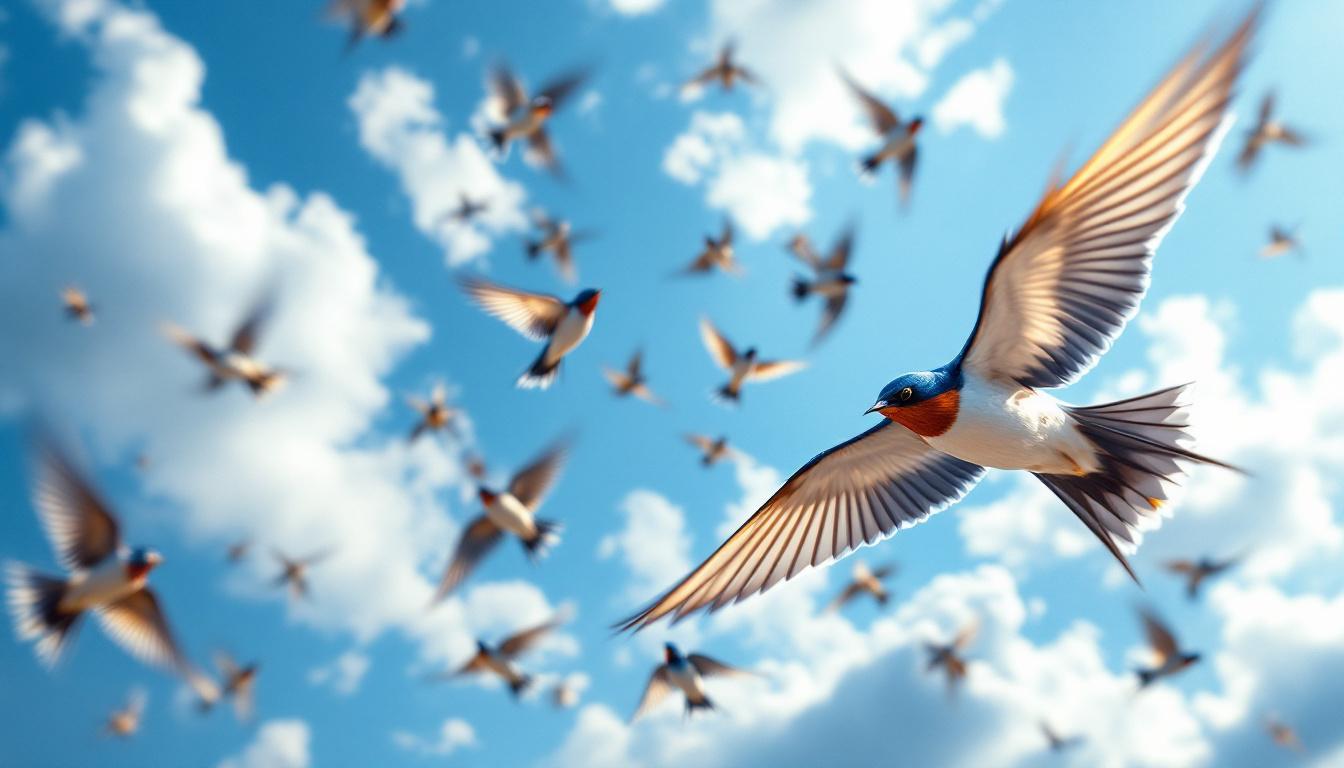 plongez dans le monde fascinant des hirondelles et découvrez comment ces oiseaux exceptionnellement rapides défient les limites de la nature. de leur agilité en vol à leur capacité d'adaptation, explorez les secrets de leur vitesse extraordinaire.