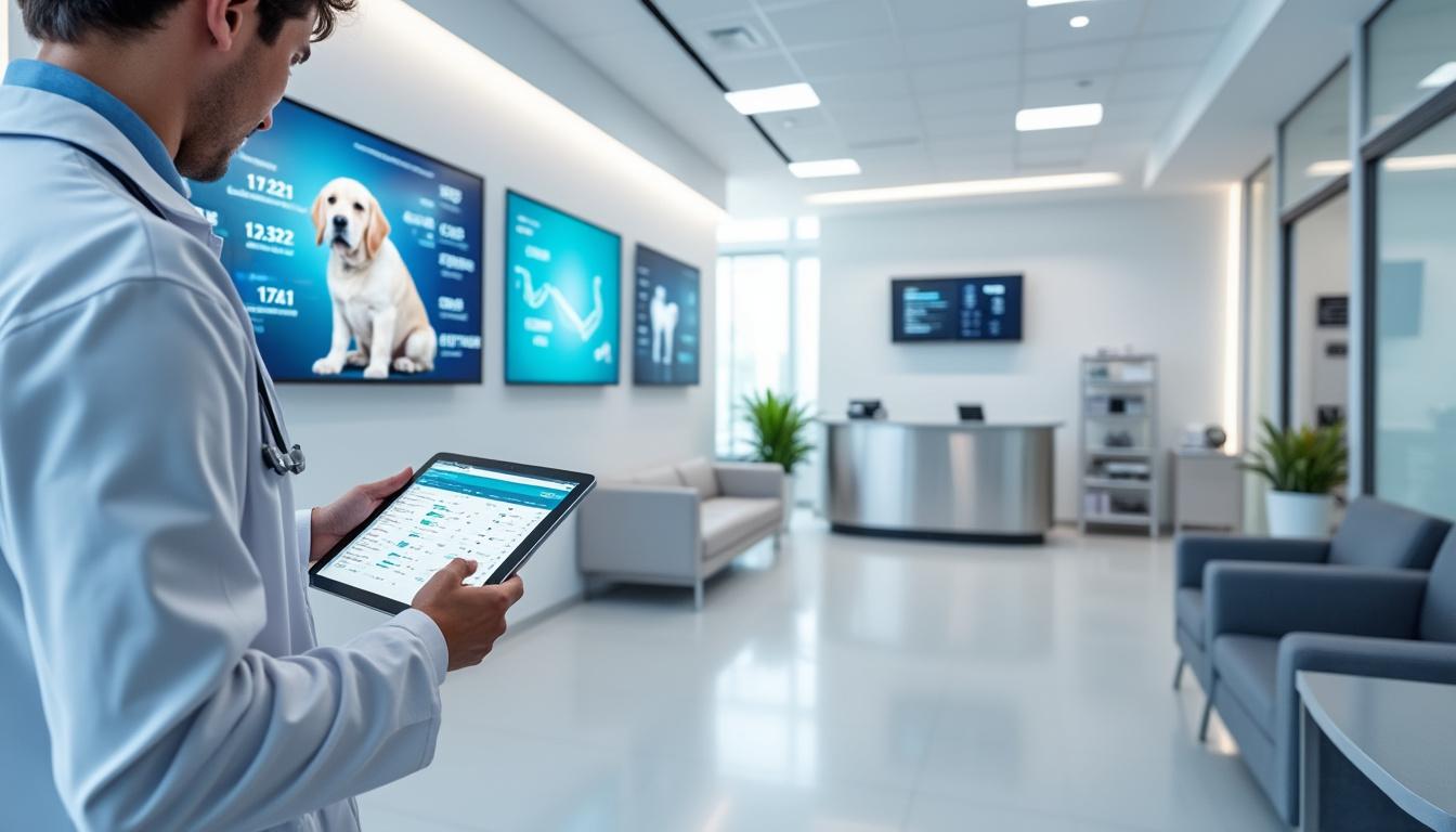 découvrez comment le logiciel de gestion vétérinaire gmvet1 révolutionne la pratique vétérinaire en offrant des outils performants pour optimiser la gestion de votre cabinet, améliorer le suivi des patients et simplifier vos tâches administratives.