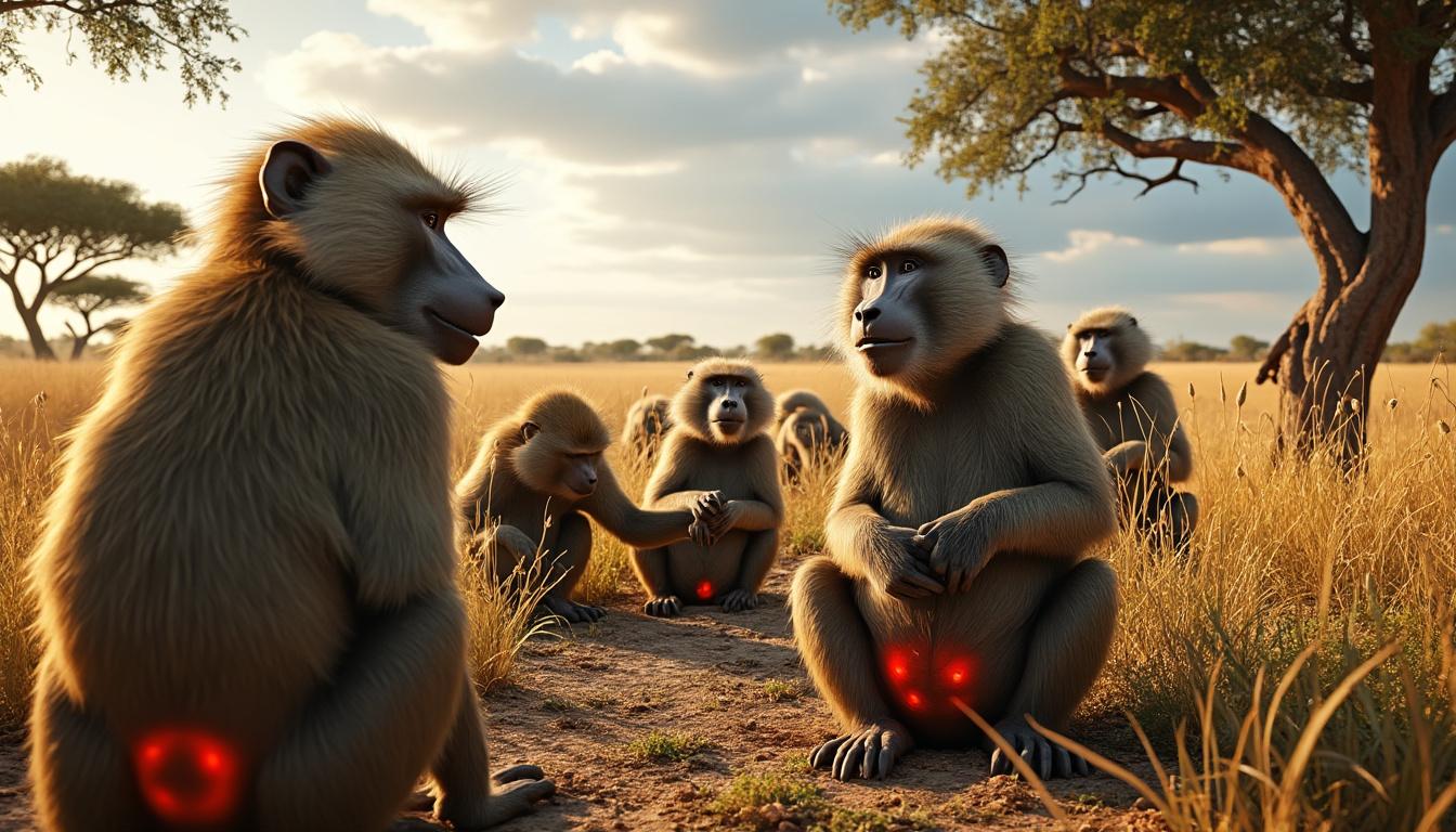 découvrez l'univers fascinant des babouins cul rouge, des primates aux comportements sociaux uniques. plongez dans leur monde intrigant, explorez leurs interactions, leur hiérarchie et les dynamiques de groupe qui les rendent si captivants.