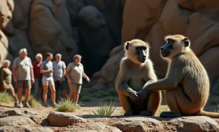 découvrez les fascinants babouins cul rouge, ces primates au comportement social unique. apprenez-en plus sur leur vie en groupe, leur communication captivante et leurs interactions complexes qui les rendent si fascinants à observer dans leur habitat naturel.