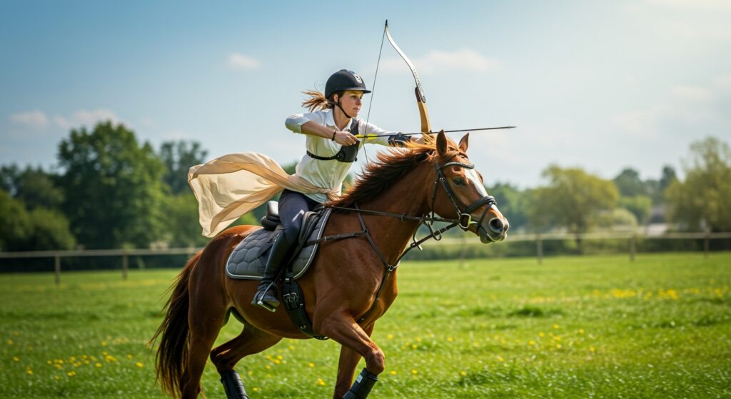 tir à l’arc à cheval