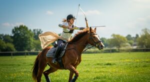 tir à l’arc à cheval