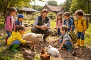 découvrez les bienfaits d'une visite en ferme pédagogique à saint-amand-les-eaux pour les enfants : apprentissage ludique, contact avec les animaux et sensibilisation à la nature.