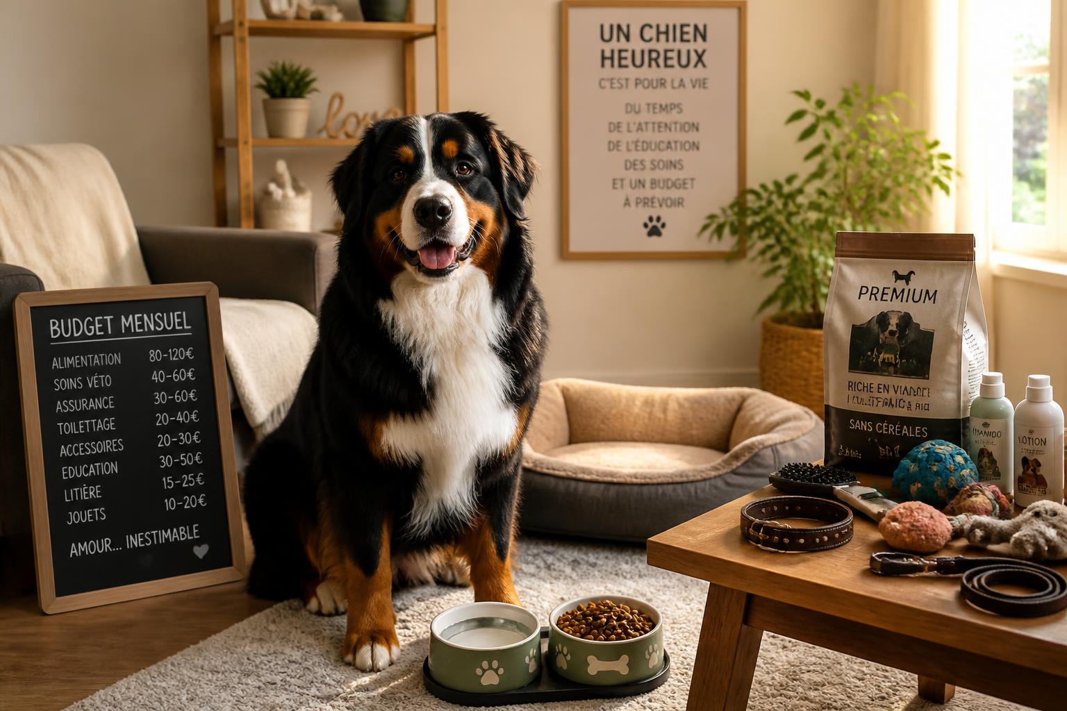 découvrez le prix d'achat, le coût d'entretien et le budget réel à prévoir pour adopter un bouvier bernois. conseils pratiques pour bien gérer les dépenses liées à ce chien de montagne.