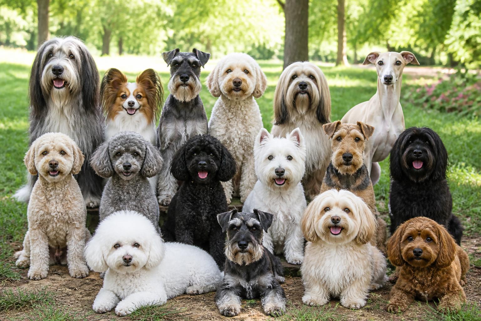découvrez notre sélection des 15 meilleures races de chiens hypoallergéniques, idéales pour les personnes allergiques qui souhaitent profiter de la compagnie d'un chien sans réactions allergiques.