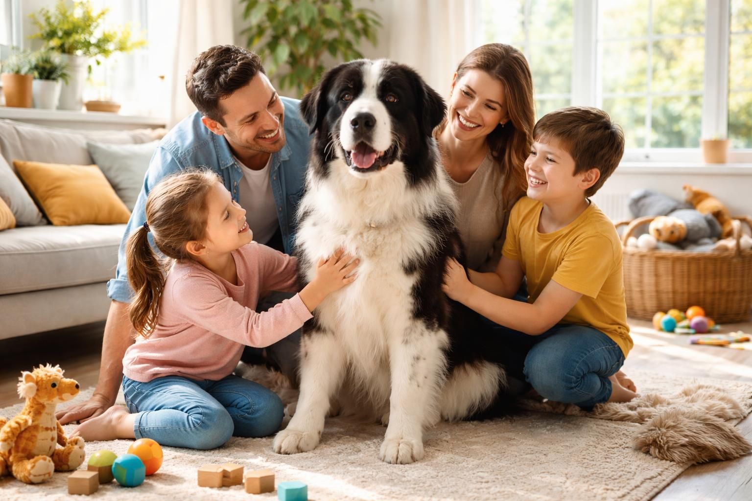 découvrez comment le chien patou noir et blanc peut devenir le compagnon idéal et le meilleur ami fidèle de toute votre famille.