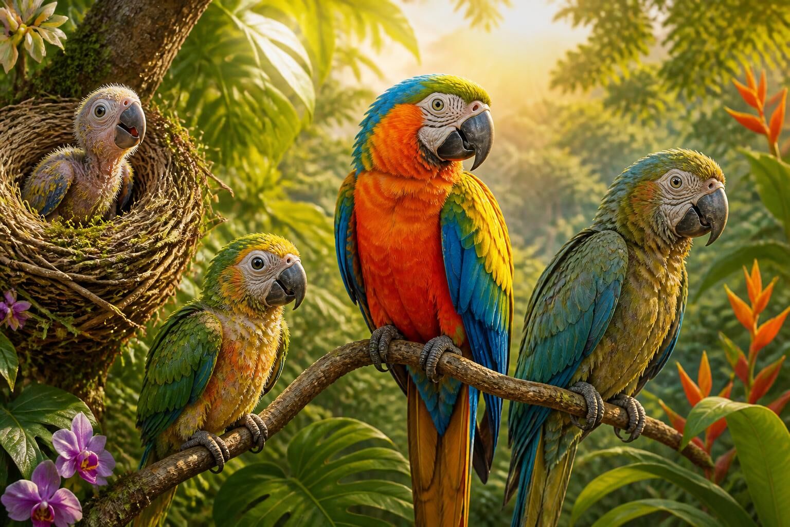 Découvrez tout sur la durée de vie des perroquets et comprenez leur cycle de vie grâce à notre guide complet pour mieux prendre soin de ces oiseaux fascinants.