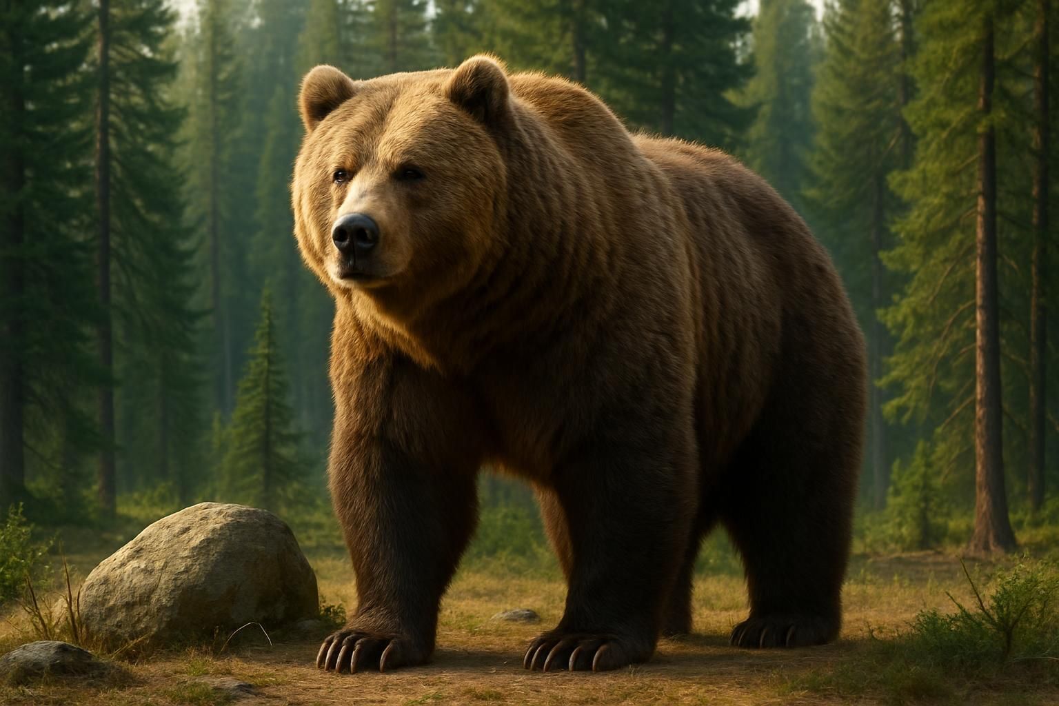 Découvrez les caractéristiques essentielles du grizzly, y compris sa taille, son poids et son mode de vie, pour mieux comprendre cet impressionnant mammifère.