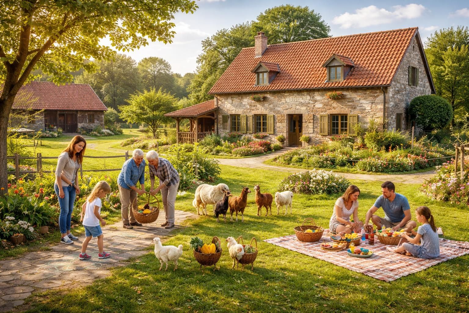 découvrez la ferme du sart, l'endroit idéal pour des vacances en famille alliant confort, nature et activités adaptées à tous les âges.