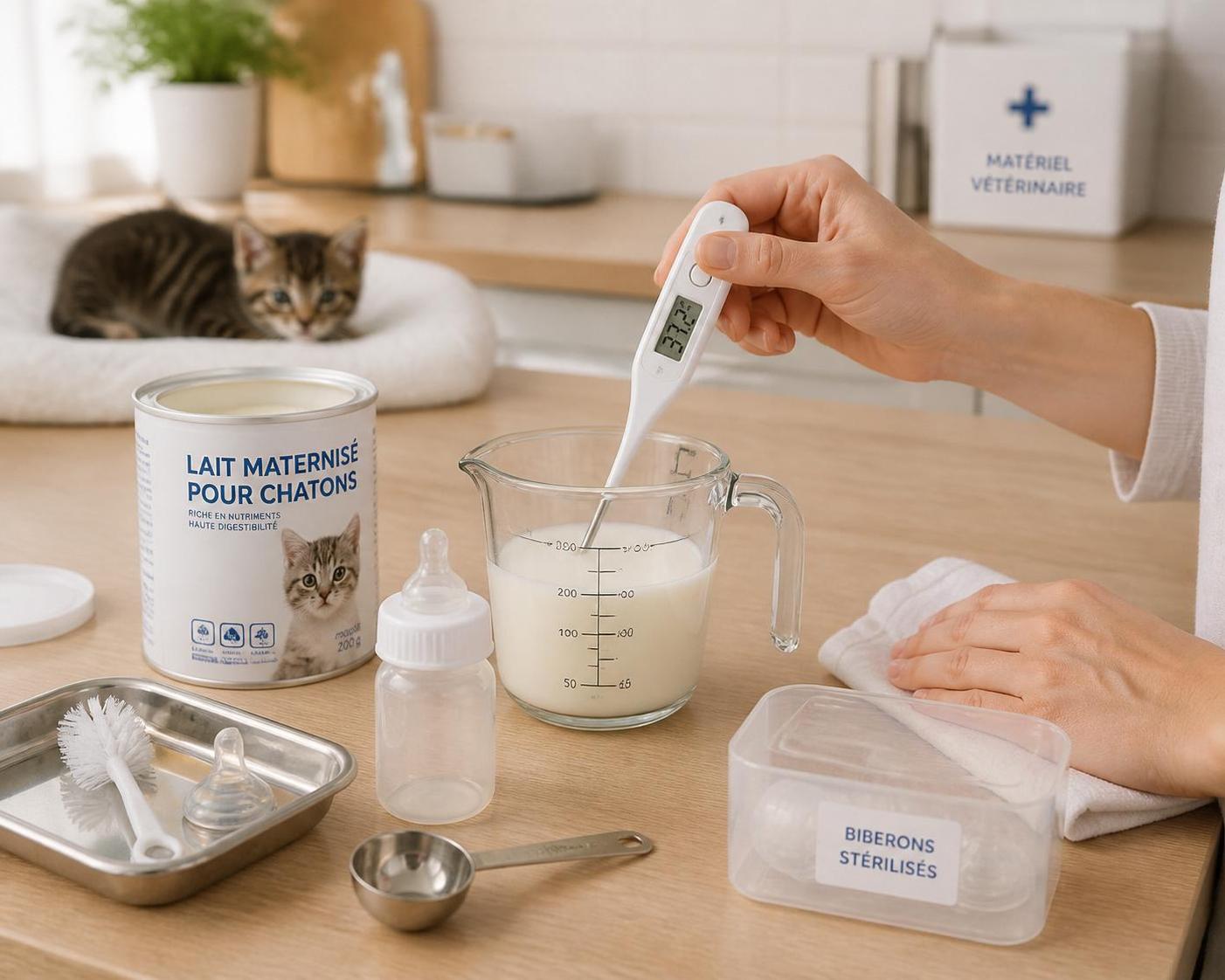 découvrez notre guide complet sur le lait maternisé pour chaton : comparatif des meilleures marques, conseils d'utilisation et mode d'emploi pour bien nourrir votre petit félin.