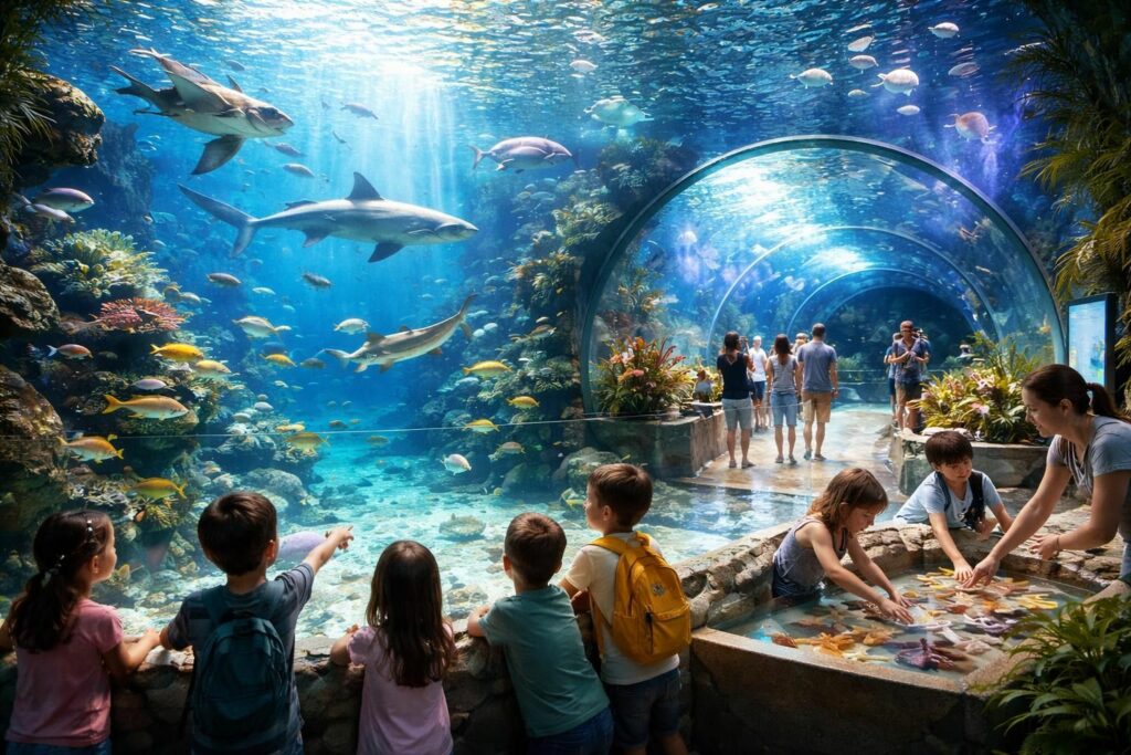 découvrez les meilleures attractions de l'aquarium à sérignan, une sortie idéale pour toute la famille avec des espèces marines fascinantes et des activités ludiques pour petits et grands.