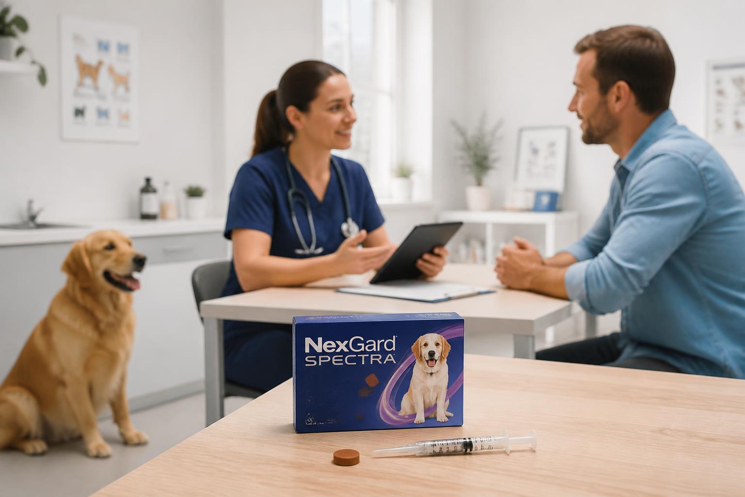 découvrez tout sur nexgard spectra : indications d'utilisation, posologie recommandée, prix et avis complet sur ce vermifuge efficace pour protéger votre animal.