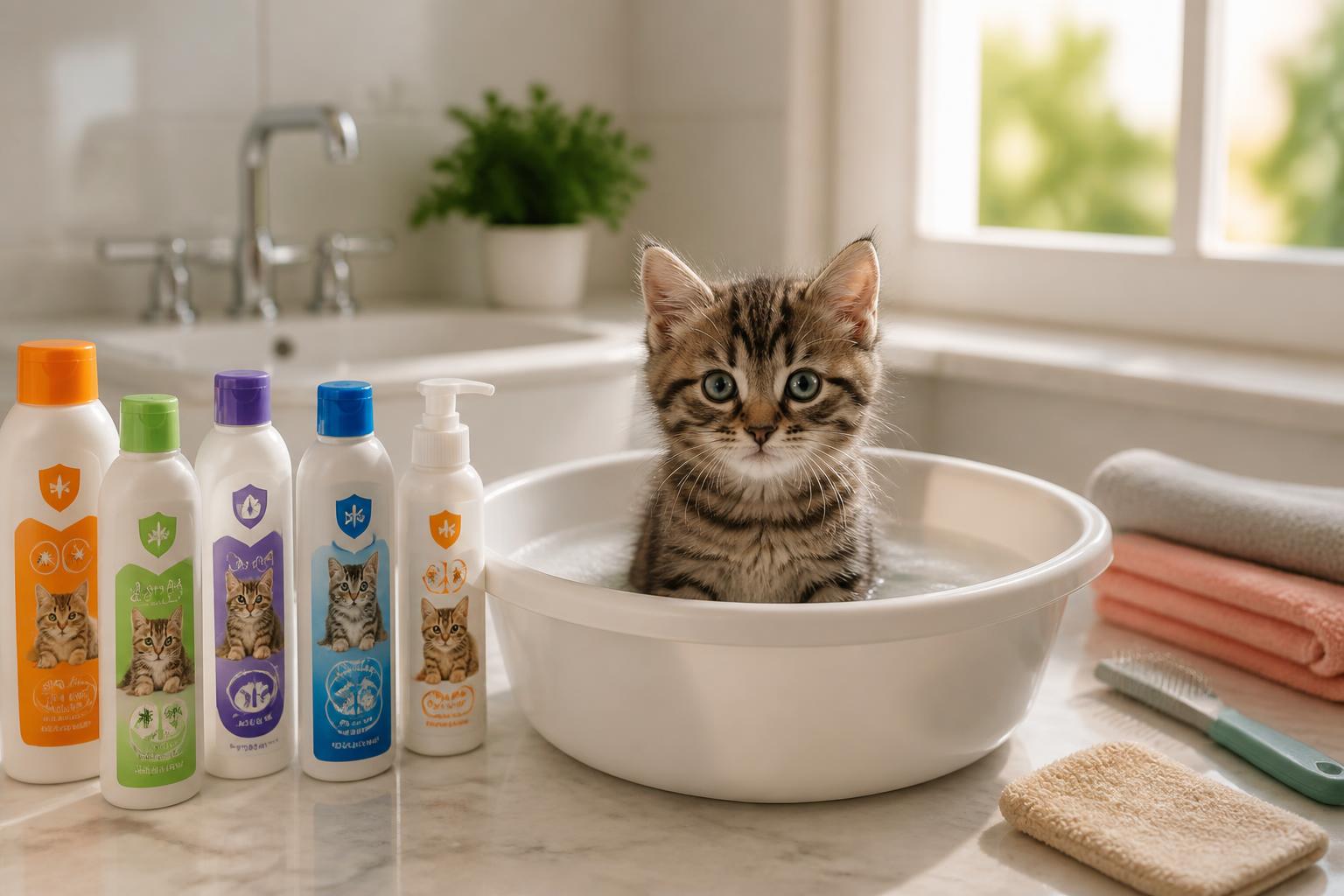 découvrez notre guide complet sur les shampoings anti-puces pour chatons : comparatif des produits, marques fiables et conseils d'utilisation pour protéger efficacement votre compagnon.