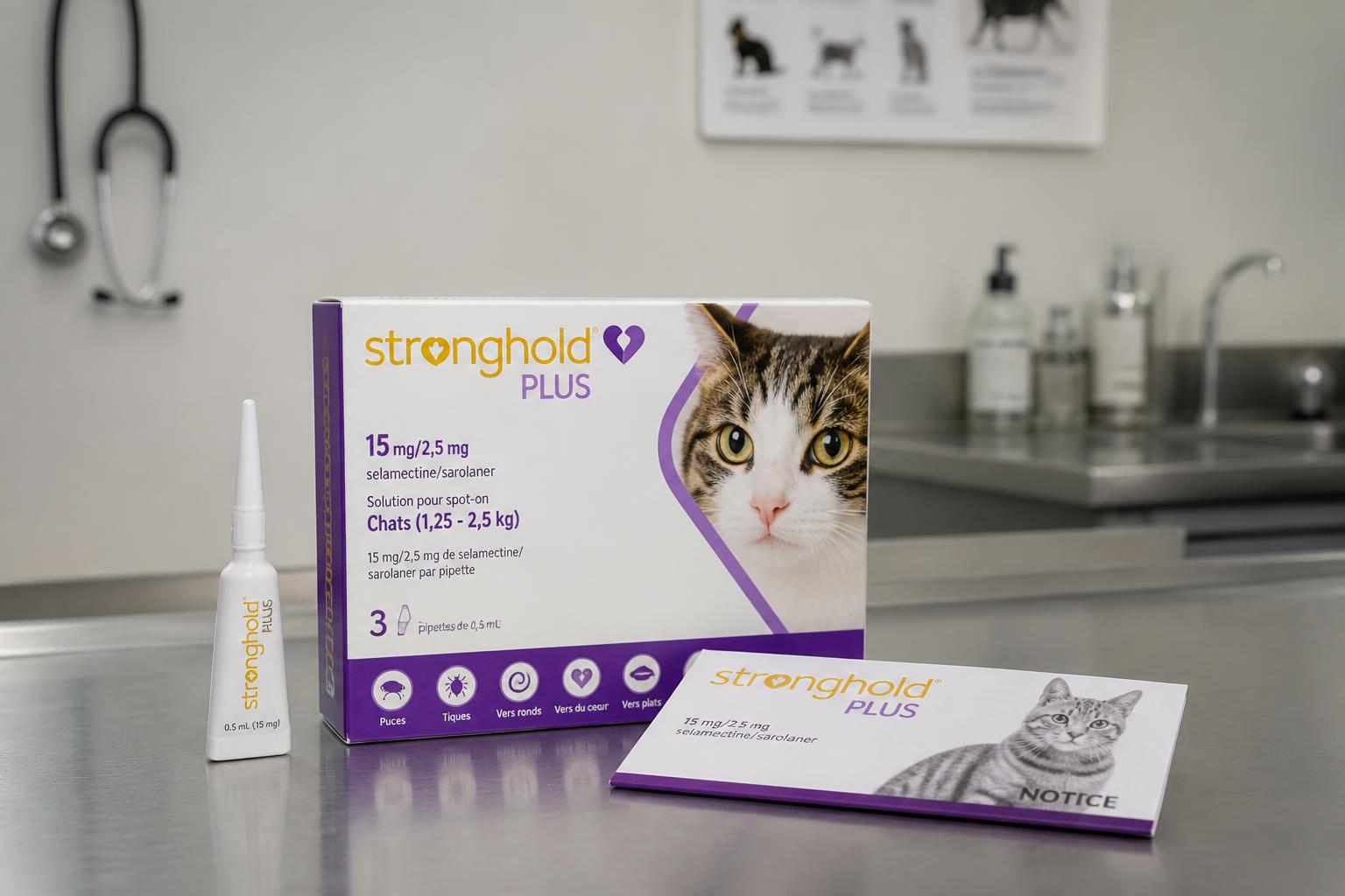 découvrez stronghold plus chat, un antiparasitaire complet : posologie recommandée, prix détaillé et avis des utilisateurs pour protéger efficacement votre chat contre les parasites.
