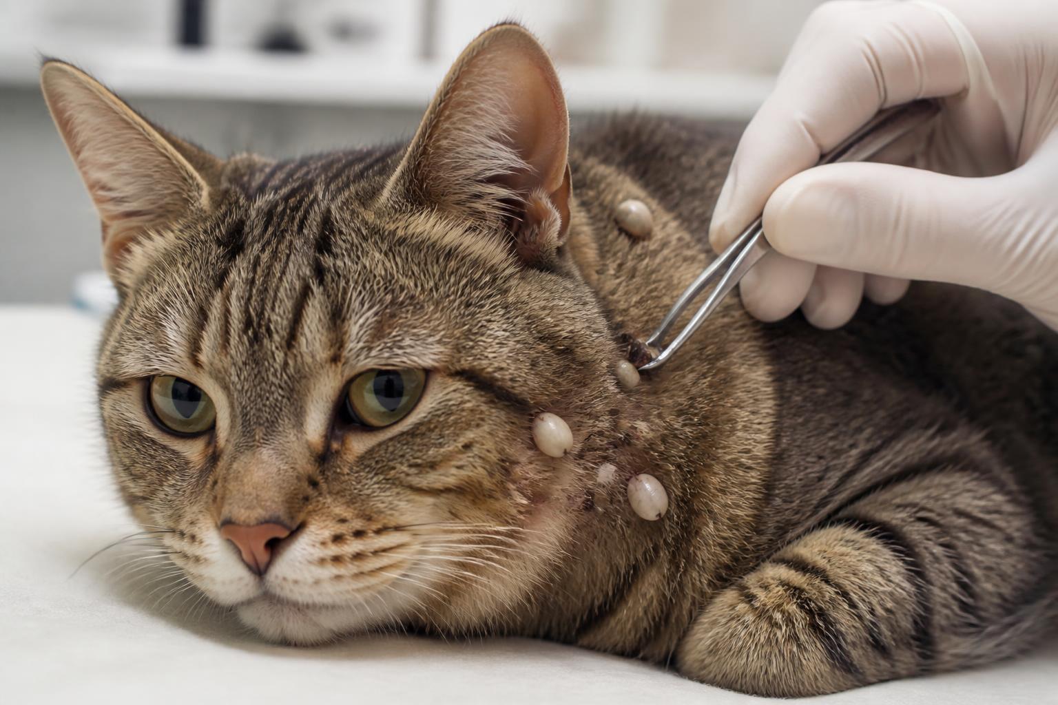 découvrez les causes des tiques blanches sur votre chat, les dangers qu'elles représentent et les méthodes efficaces pour les retirer en toute sécurité.