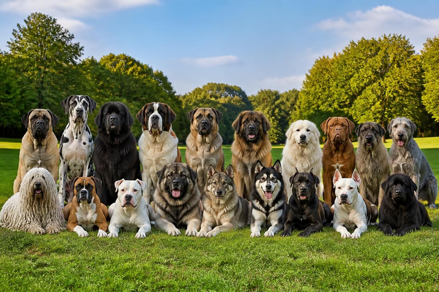 Découvrez le top 20 des races de gros chiens à connaître, leurs caractéristiques, tempéraments et conseils pour bien les accueillir chez vous.