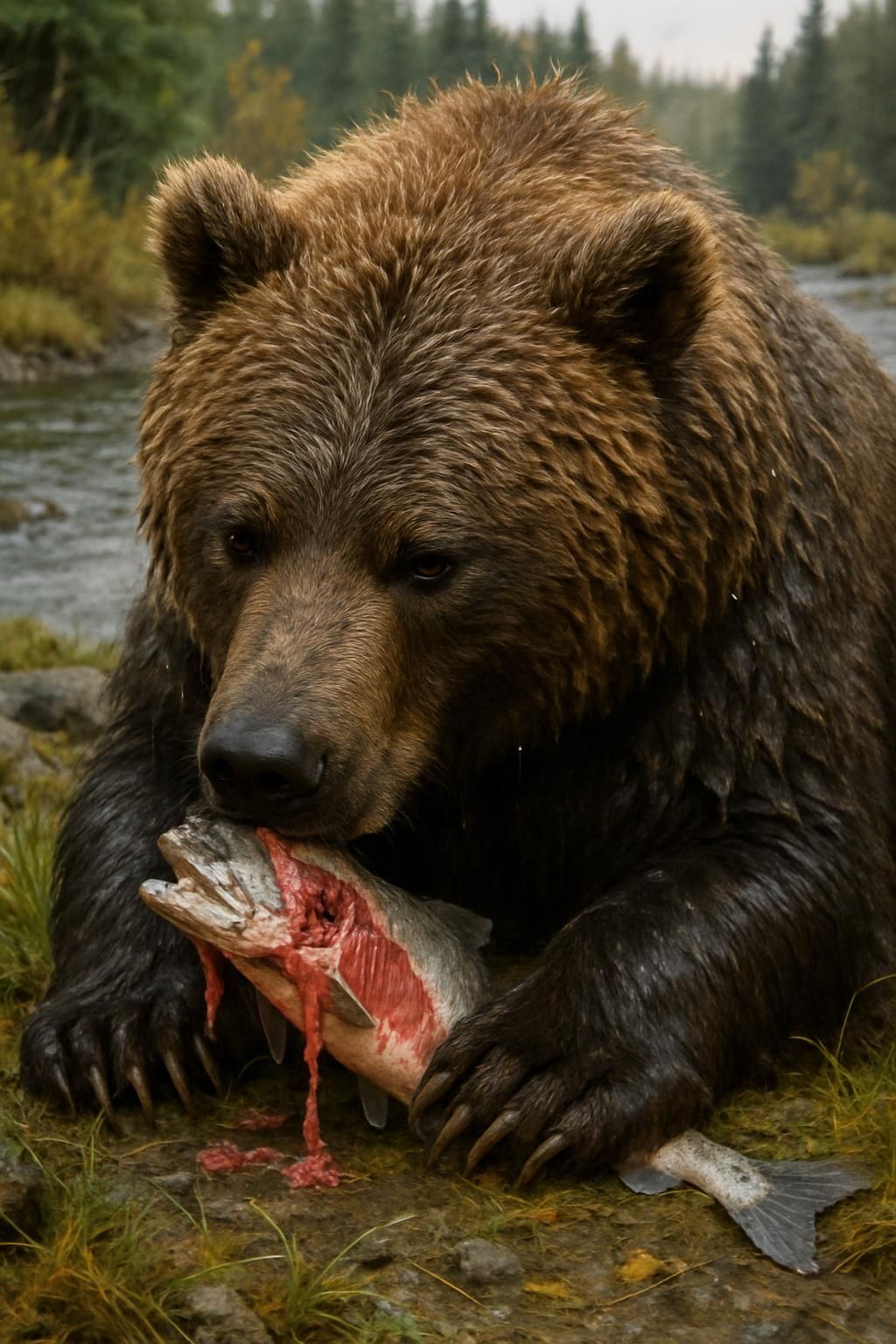 Découvrez tout sur le grizzly : sa taille impressionnante, son poids moyen et les caractéristiques essentielles qui le distinguent dans la nature.