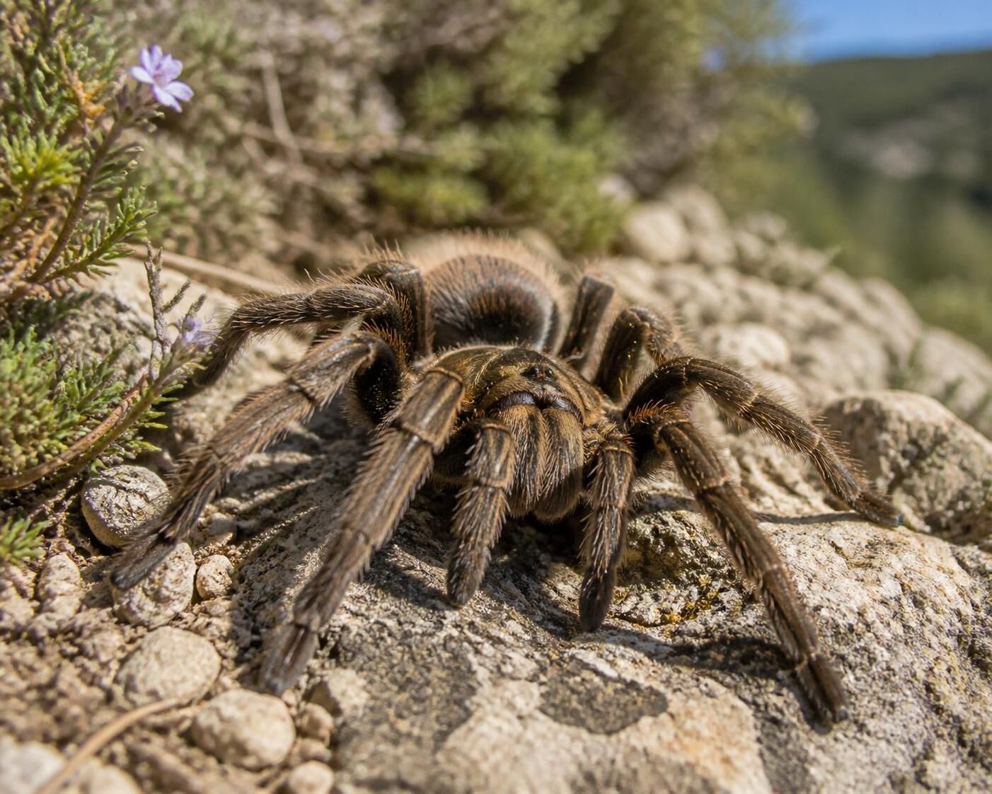 Découvrez tout sur la Mygale de Provence : son habitat, son comportement et les précautions à prendre pour éviter les risques liés à cette araignée.