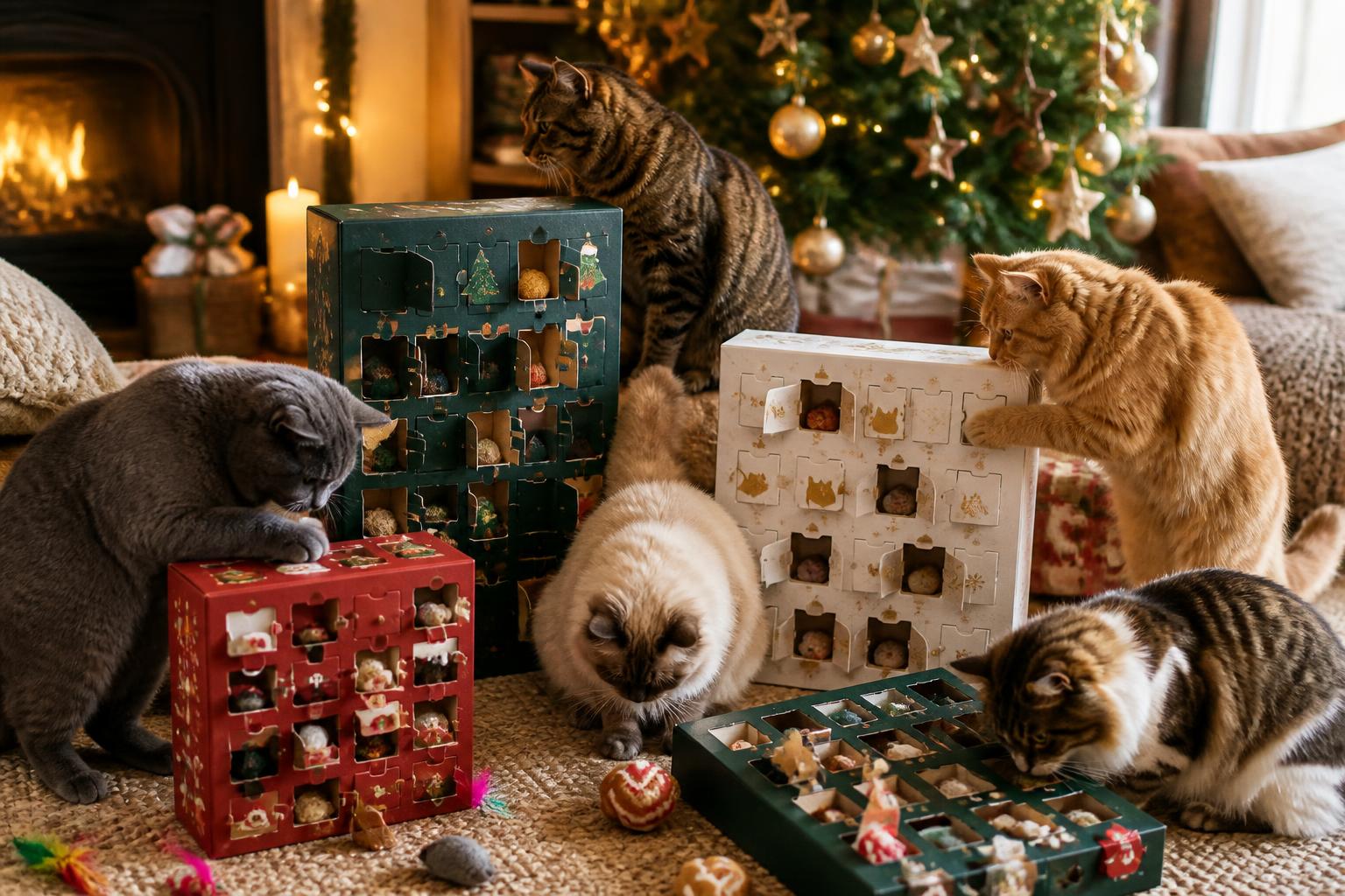 découvrez notre comparatif des meilleurs calendriers de l'avent pour chat à offrir en 2025. offrez à votre félin une surprise quotidienne pleine de douceur et de plaisir pendant les fêtes !