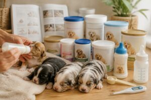 découvrez notre guide complet sur le lait maternisé pour chiots : comparatif des meilleures marques, conseils d'utilisation et mode d'emploi pour bien nourrir votre compagnon à quatre pattes.