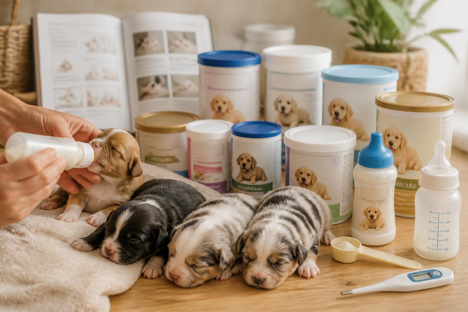 découvrez notre guide complet sur le lait maternisé pour chiots : comparatif des meilleures marques, conseils d'utilisation et mode d'emploi pour bien nourrir votre compagnon à quatre pattes.