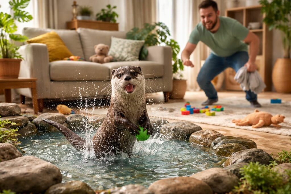 découvrez les joies et défis d'adopter une loutre comme animal de compagnie, avec des conseils pratiques pour bien s'en occuper à la maison.