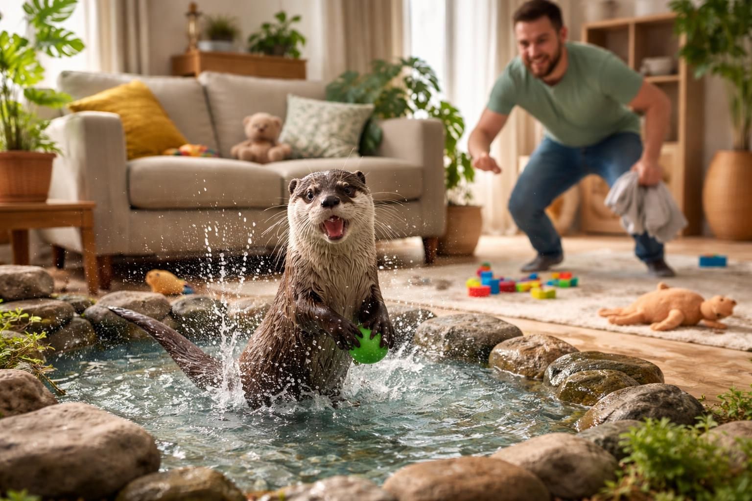 découvrez les joies et défis d'adopter une loutre comme animal de compagnie, avec des conseils pratiques pour bien s'en occuper à la maison.