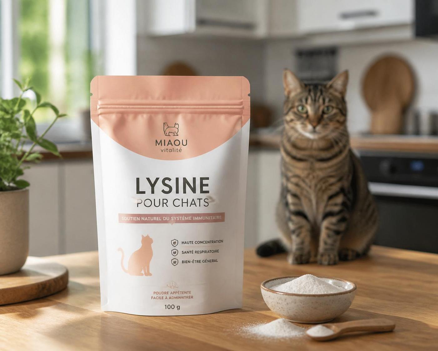 découvrez la posologie, les indications et les avis sur la lysine pour chat, un complément immunitaire essentiel pour renforcer la santé de votre compagnon félin.