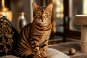 découvrez la race de chat toyger, ce mini tigre domestique au caractère unique, ses particularités étonnantes et son prix.