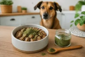 découvrez comment intégrer la poudre d'algue dans l'alimentation de votre chien pour améliorer sa santé et son bien-être au quotidien.