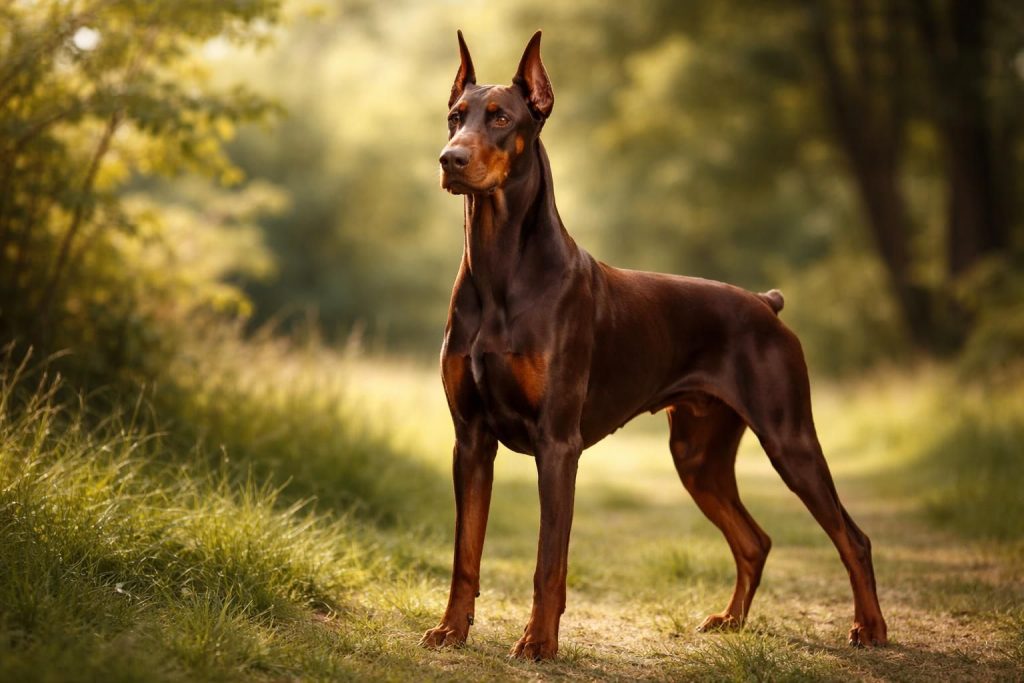 découvrez pourquoi le dobermann marron se distingue des autres races par son apparence, son caractère et ses qualités uniques.