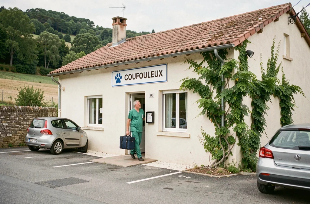 Extérieur de la Clinique Vétérinaire des Clochers à Coufouleux en Haute-Garonne